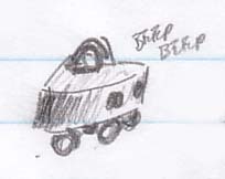 Poorly Drawn Automobile plus Sound Effects